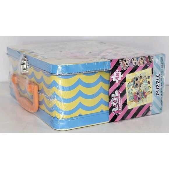 LOL Surprise Doll Tin Lunchbox 48 Piece Puzzle New Factory Sealed Cardinal MGA - Picture 4 of 10
